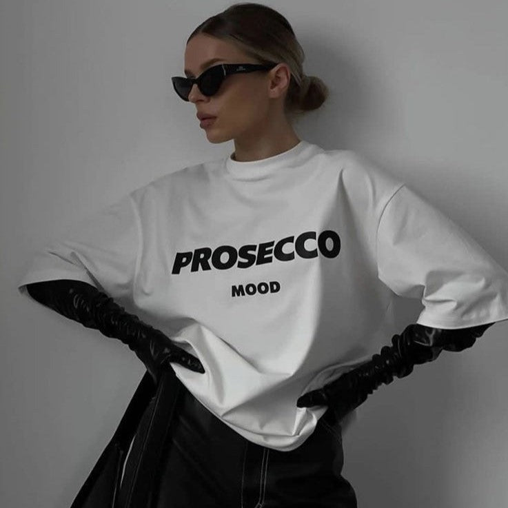 The Prosecco | Oversize Pure Cotton Shirt