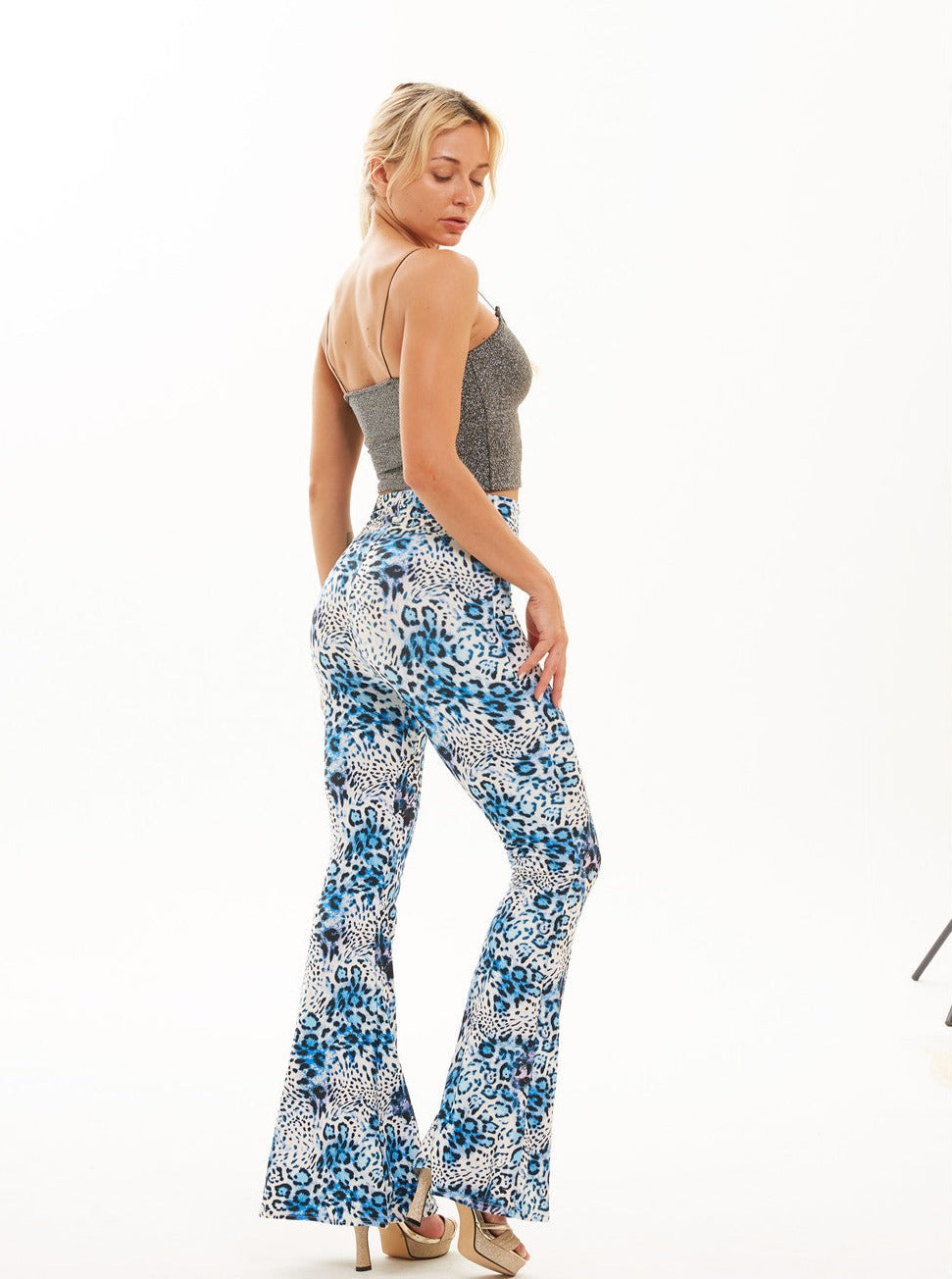 Casual Printed Tight-Fitting Pants