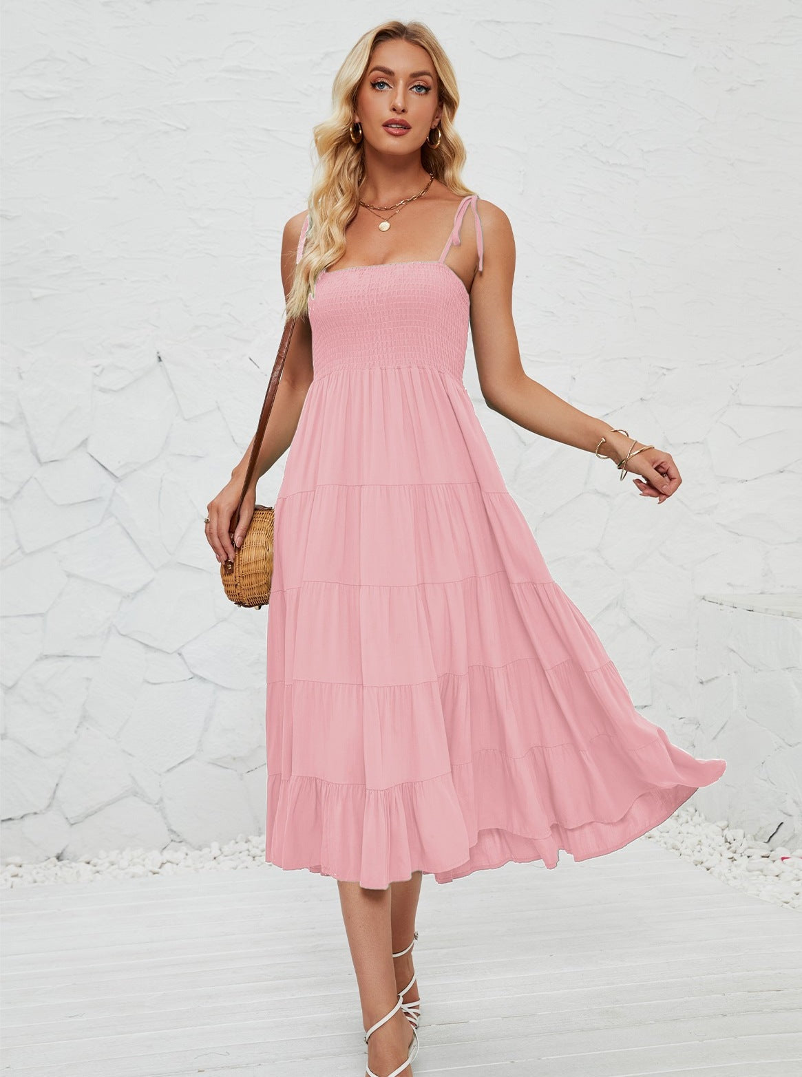 Summer Sexy Halter Layered Dress