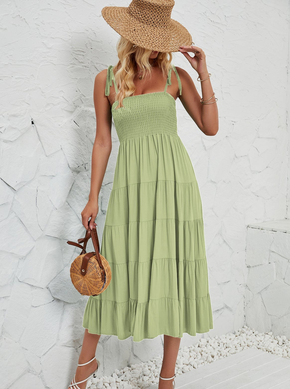 Summer Sexy Halter Layered Dress