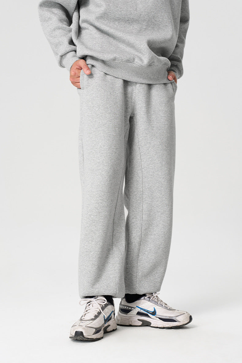 Elastic Waistband Cozy Cotton Sweatpants