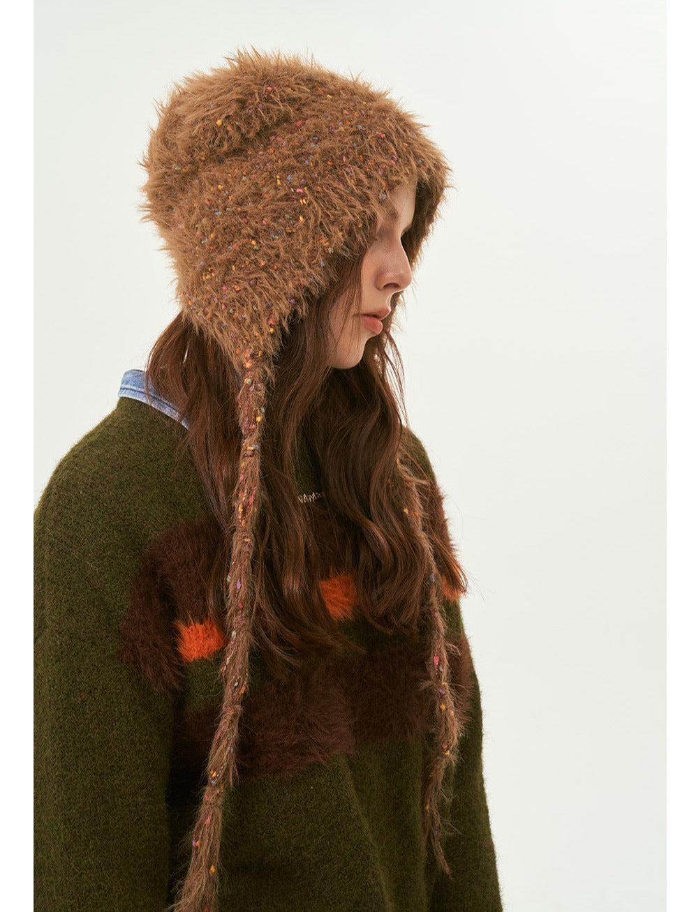 Warm Bear Winter Beanie Hat for Women