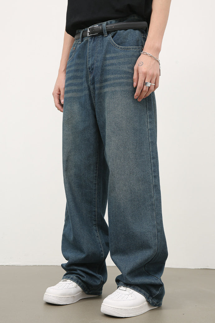 Men's Vintage Wide-Leg Jeans