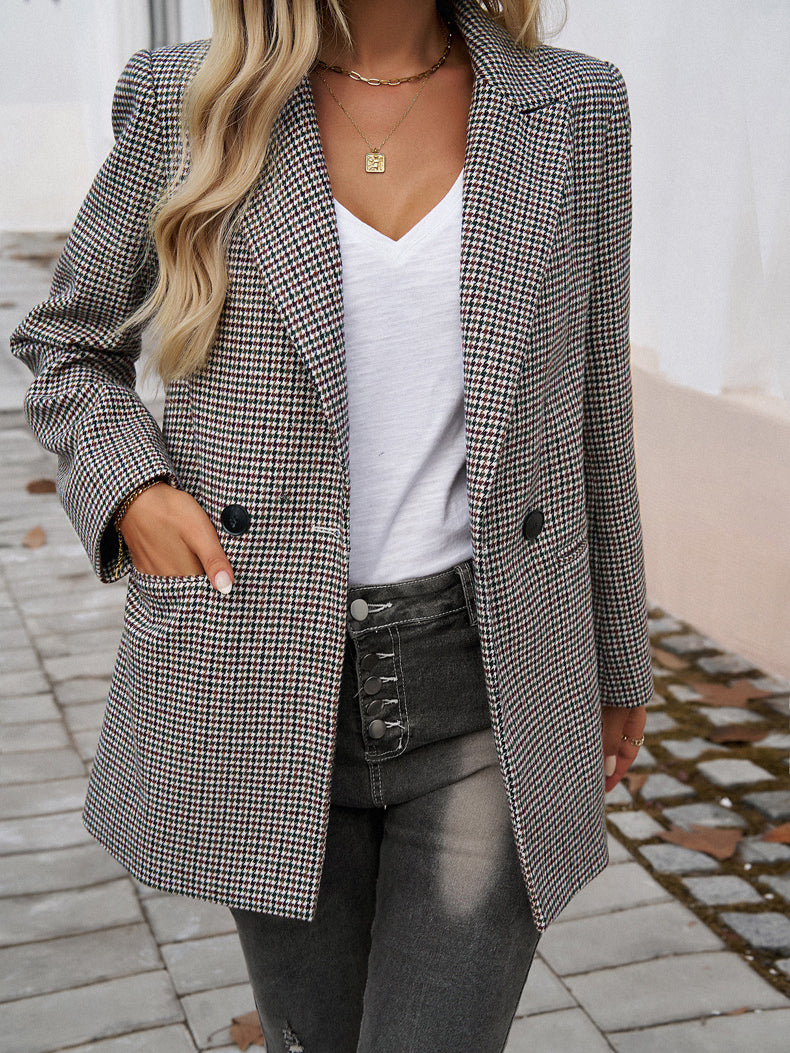 Casual Lapel Button Blazer